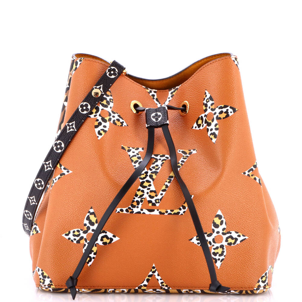 Louis Vuitton NeoNoe Handbag Limited Edition Jungle Monogram Giant